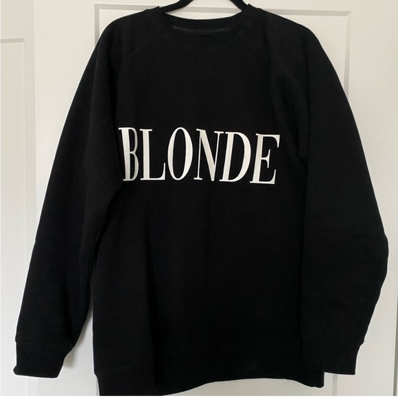 Brunette the Label Big Sister Crew Blonde Sweater - Picture 2 of 2